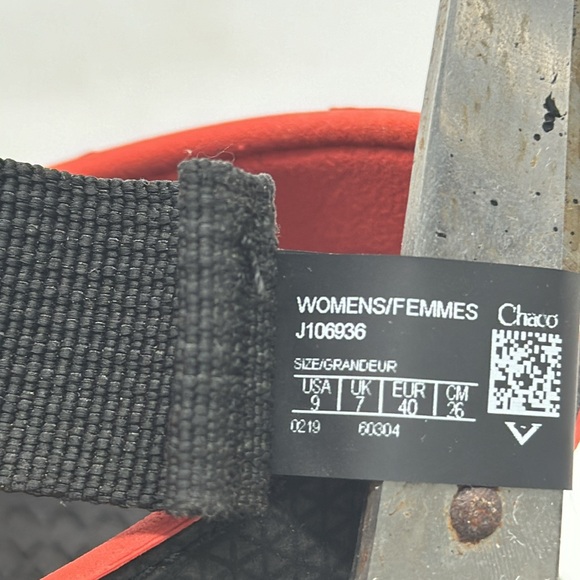 Chaco Confluence Multi Color Sandals Teal Orange Black Size 9 Style J106936 - Picture 8 of 8